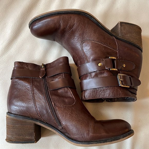 Franco Sarto Brown leather boots - Picture 4 of 5